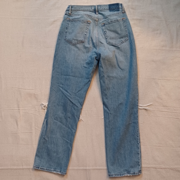 Abercrombie & Fitch Ankle Straight Ultra High Rise Jeans Women's Size 8L - Picture 5 of 8